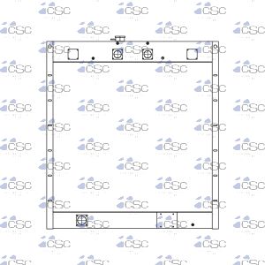 Cummins Onan Radiator 403RA908