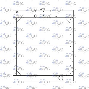 Cummins Onan Radiator 403RA922