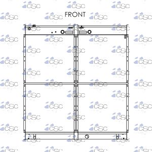 Cummins Onan Radiator 403RA937