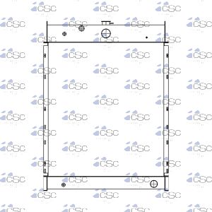 John Deere Radiator 407RA001