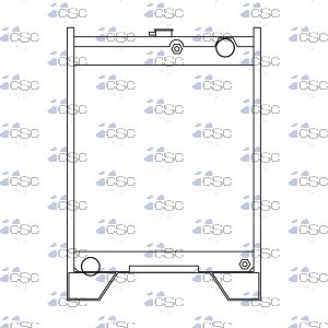 John Deere Radiator 407RA005