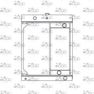 John Deere Radiator / Aftercooler Assembly 407RA010AS