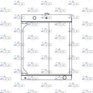 John Deere Radiator 407RA010B