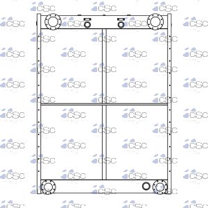 Kohler Generator Radiator 411RA305
