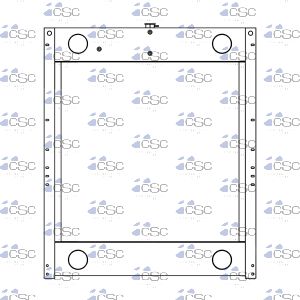 Kohler Generator Radiator 411RA314