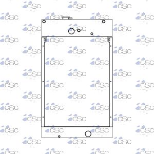 Generac / Magnum Radiator 413RA021