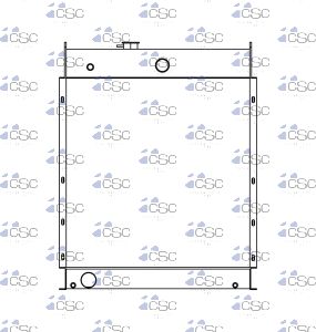 Olympian / FG Wilson  Radiator 417RA001