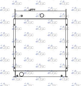 Olympian / FG Wilson Radiator 417RA005