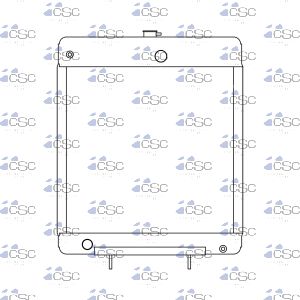 FG Wilson Perkins Radiator 419RA007