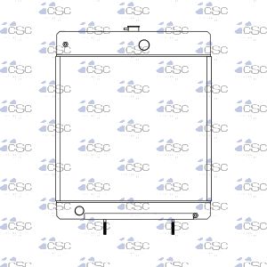 FG Wilson / Olympian / Perkins Radiator 419RA008