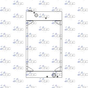 MTU Detroit Diesel Radiator 425RA003