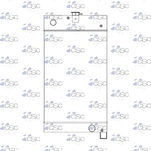 MTU Detroit Diesel Radiator 425RA006