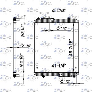 Perkins Radiator 431RA035