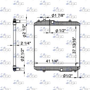 Perkins Radiator 431RA036