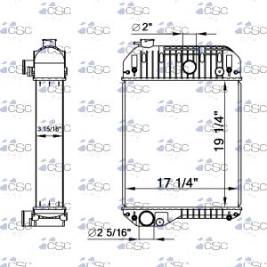 Perkins Radiator 431RA064