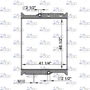 Perkins Radiator 431RA070