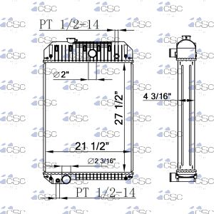 Perkins Radiator 431RA072