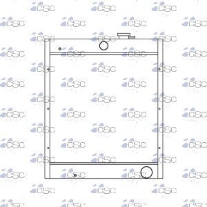 Diesel Radiator Radiator 443RA008