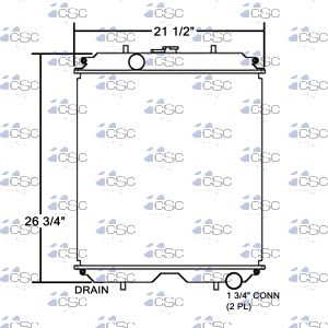 Caterpillar Radiator 501RA115