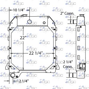 Caterpillar Radiator 501RA146