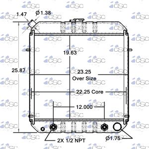 Hyster/ Yale Radiator 507RA179