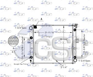 Komatsu Radiator 509RA9380
