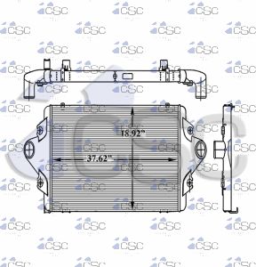 Chevy/ GMC Charge Air Cooler 605CA0333