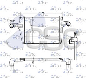 Chevy / GMC Charge Air Cooler 605CA162B