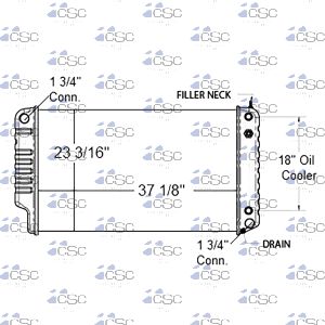 GMC/ Chevy Radiator 605RA030
