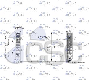 GMC Radiator 605RA043STD2