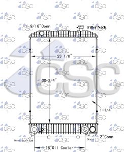 GMC/ ISUZU Radiator 605RA047