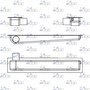 Ford Radiator Bottom Tank 611BT3089