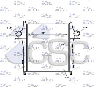 Ford Charge Air Cooler 611CA125D