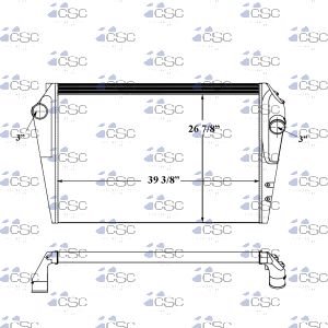 Ford Charge Air Cooler 611CA127