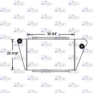 Ford Charge Air Cooler 611CA127B