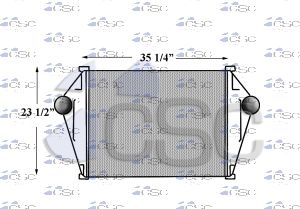 Ford Charge Air Cooler 611CA19013