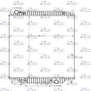 Ford Radiator 611RA248