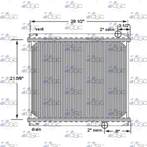 Ford/Sterling Radiator 611RA5614