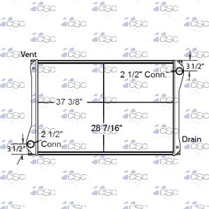 Ford Radiator 611RA904