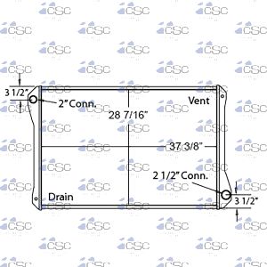 Ford Radiator 611RA906