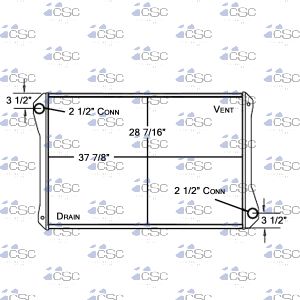 Ford/Sterling Radiator 611RA907