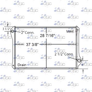 Ford Radiator 611RA908