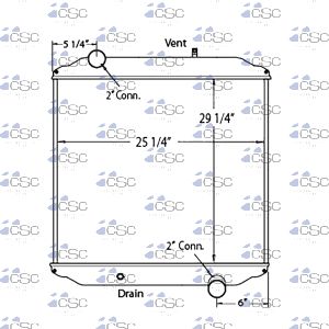 Ford/Sterling Radiator 611RA919