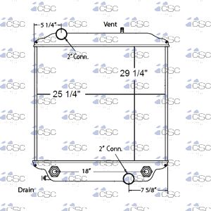 Ford/Sterling Radiator 611RA920
