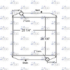 Ford Radiator 611RA921
