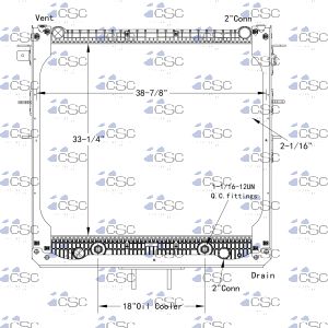 Freightliner Radiator 611RA943AWF