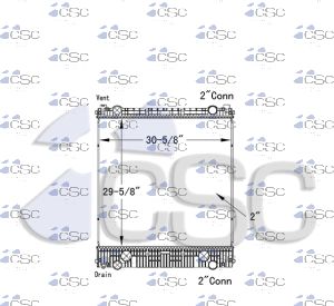 Freightliner / Sterling Radiator Standard Trans 611RA951 STD