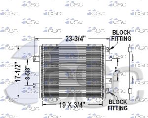 Ford AC Condenser 611AC0584