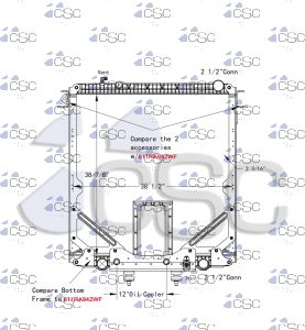 Freightliner Radiator 611RA942WFB