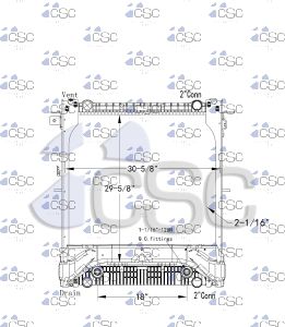 Freightliner / Sterling Radiator 611RA951WF